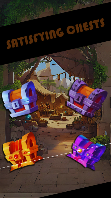 Satisfying Chests - Find rare treasures and rewards