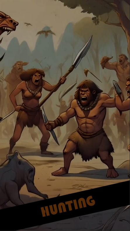 Hunting - Hunt wild animals to provide for your tribe